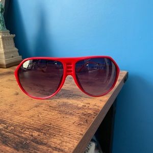 Red sunglasses